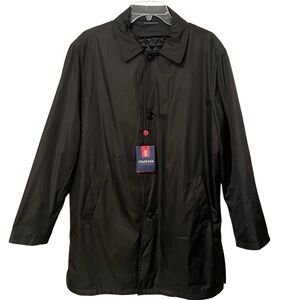 Stafford Mens Black Performance Jacket Coat W/ Removable Liner Size Medium New